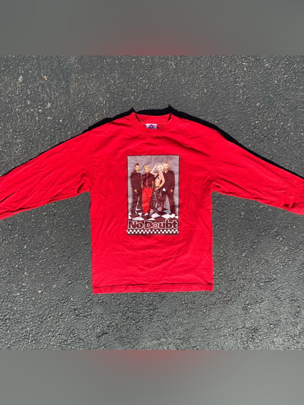Vintage Y2K No Doubt 2002 Rock Steady Concert Tour Long Sleeve Red Shirt